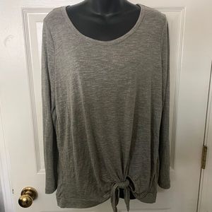 Grey Long Sleeve T- shirt